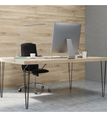 Lampada da tavolo Popy - a led - 6 W - alluminio/vetro - Unilux