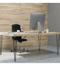 Lampada da tavolo Popy - a led - 6 W - alluminio/vetro - Unilux