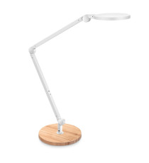 Lampada Giant - a led - con base in legno - bianco - Cep