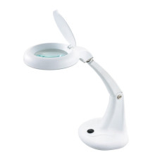 Lampada MiniZoom - a led - con lente di ingrandimento - 5,9 W - bianco - Unilux Lampada MiniZoom - a led - con lente di ingrandimento - 5,9 W - bianco - Unilux