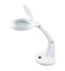 Lampada MiniZoom - a led - con lente di ingrandimento - 5,9 W - bianco - Unilux