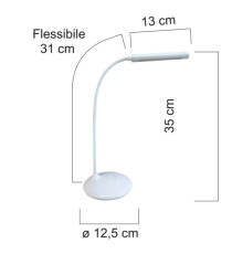 Lampada Nelly - a led - 7,8 W - bianco - Unilux