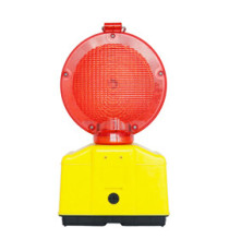 Lampeggiante stradale Double Blink Road - LED - giallo fluo/rosso - Velamp Lampeggiante stradale Double Blink Road - LED - giallo fluo/rosso - Velamp