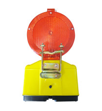 Lampeggiante stradale Double Blink Road - LED - giallo fluo/rosso - Velamp Lampeggiante stradale Double Blink Road - LED - giallo fluo/rosso - Velamp