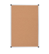 Lavagna - 45 x 60 cm - superficie in sughero - cornice in alluminio - Starline