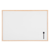 Lavagna bianca magnetica - 60 x 90 cm - cornice legno - bianco - Starline Lavagna bianca magnetica - 60 x 90 cm - cornice legno - bianco - Starline