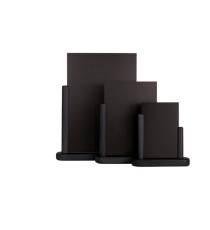 Lavagna da tavolo Elegant - A6 - 15,5 x 17 x 5 cm - nero - Securit