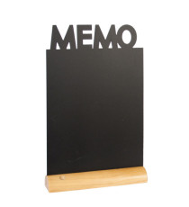 Lavagna da tavolo Silhouette - 34,5 x 21 cm - forma memo - nero - Securit