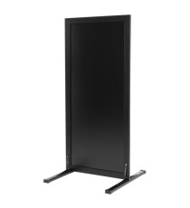 Lavagna da terra Stand Woody - 117 x 56 x 60 cm - nero - Securit