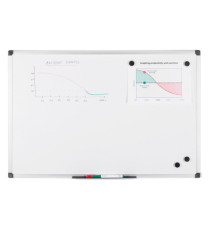 Lavagna magnetica - 60 x 90 cm - bianco - Starline