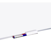Lavagna magnetica Earth - smaltata - 120 x 240 cm - bianco - Bi-Office