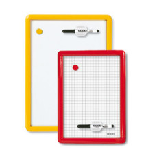 Lavagna magnetica Lmv - bianca - 35 x 50 cm - cornice in colori assortiti - Arda