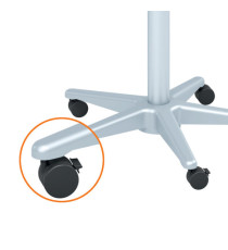 Lavagna portablocco Classic con ruote - 100 x 67,5 cm - bianco - Nobo Lavagna portablocco Classic con ruote - 100 x 67,5 cm - bianco - Nobo