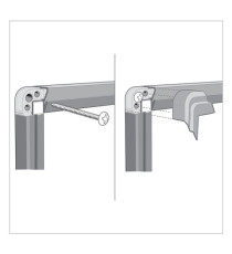 Lavagna Premium Plus - in sughero - 90x120 cm - Nobo