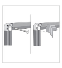 Lavagna Premium Plus - in sughero - 90x120 cm - Nobo