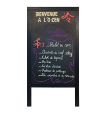 Lavagna Sandwich - cavalletto nero - 69 x 125 cm - Securit Lavagna Sandwich - cavalletto nero - 69 x 125 cm - Securit