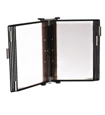 Leggio antibatterico - da muro - 10 buste - A4 - nero - Djois Leggio antibatterico - da muro - 10 buste - A4 - nero - Djois