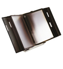 Leggio antibatterico - da tavolo - 10 buste - A4 - nero - Djois Leggio antibatterico - da tavolo - 10 buste - A4 - nero - Djois