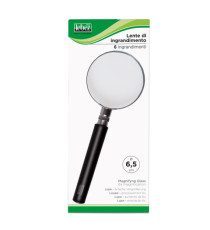 Lente di ingrandimento 1122 - diametro 6,5 cm - nero - Lebez