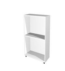 Libreria modulare bassa - a giorno - 40 x 32 x 81,5 cm - bianco