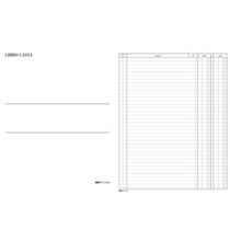 Libro cassa - 31 x 24,5cm - 100 fogli - Edipro Libro cassa - 31 x 24,5cm - 100 fogli - Edipro