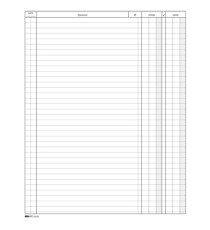 Libro cassa - 31 x 24,5cm - 100 fogli - Edipro Libro cassa - 31 x 24,5cm - 100 fogli - Edipro