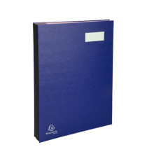 Libro firma - 20 pagine  24 X 35 cm - blu - Exacompta Libro firma - 20 pagine  24 X 35 cm - blu - Exacompta