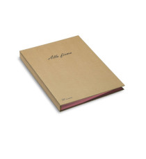 Libro firma Eco - 18 intercalari - 24x34 cm - avana - Fraschini Libro firma Eco - 18 intercalari - 24x34 cm - avana - Fraschini