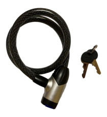 Lucchetto a spirale - a 2 chiavi - Ø 25 x 650 mm - Metalplus