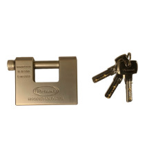 Lucchetto monoblocco - per serrande - acciaio temprato - Metalplus