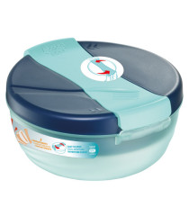 Lunch Bowl Origins - 3 scompartimenti - 19,5 x 18,5 x 9,2 cm - 1,4 L - blu - Maped