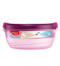 Lunch Bowl Origins - 3 scompartimenti - 19,5 x 18,5 x 9,2 cm - 1,4 L - rosa - Maped
