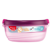Lunch Bowl Origins - 3 scompartimenti - 19,5 x 18,5 x 9,2 cm - 1,4 L - rosa - Maped