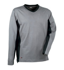 Maglietta Madeira - a maniche lunghe - taglia XL - grigio/nero - Cofra Maglietta Madeira - a maniche lunghe - taglia XL - grigio/nero - Cofra