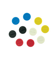 Magneti - diametro 1,3 cm - colori assortiti - Nobo - conf. 10 pezzi