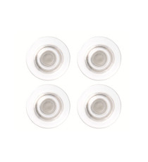 Magneti extraforti - diametro 3,2 cm - trasparente - Nobo - blister 4 pezzi