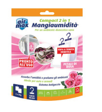 Mangiaumidità appendibile compact 2 in1 - petali di rosa - 50 gr - Air Max Mangiaumidità appendibile compact 2 in1 - petali di rosa - 50 gr - Air Max