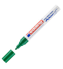 Marcatore permanente a vernice 750 - punta tonda - da 2 a 4 mm - verde - Edding