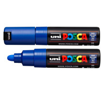 Marcatore a base d'acqua Uni Posca  PC7M - punta tonda large 4,5 mm-5,5mm - blu - Uni Mitsubishi Marcatore a base d'acqua Uni Posca  PC7M - punta tonda large 4,5 mm-5,5mm - blu - Uni Mitsubishi