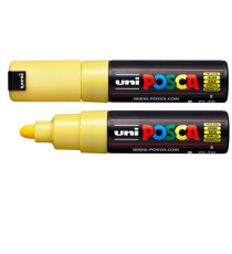 Marcatore a base d'acqua Uni Posca  PC7M - punta tonda large 4,5 mm-5,5mm - giallo - Uni Mitsubishi Marcatore a base d'acqua Uni Posca  PC7M - punta tonda large 4,5 mm-5,5mm - giallo - Uni Mitsubishi