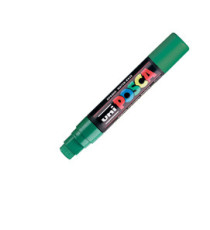 Marcatore a base d'acqua Uni Posca PC17K - punta extra large a scalpello 15,0mm  - verde - Uni Mitsubishi Marcatore a base d'acqua Uni Posca PC17K - punta extra large a scalpello 15,0mm  - verde - Uni Mitsubishi