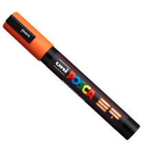 Marcatore a base d'acqua Uni Posca PC5M - punta tonda media da 1,8mm a 2,5mm - arancione  - Uni Mitsubishi Marcatore a base d'acqua Uni Posca PC5M - punta tonda media da 1,8mm a 2,5mm - arancione  - Uni Mitsubishi