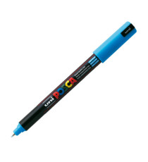 Marcatore a base d'acqua Uni Posca Pen PC1M - punta extra fine 0,7mm - azzurro  - Uni Mitsubishi