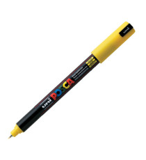 Marcatore a base d'acqua Uni Posca Pen PC1M - punta extra fine 0,7mm - giallo  - Uni Mitsubishi Marcatore a base d'acqua Uni Posca Pen PC1M - punta extra fine 0,7mm - giallo  - Uni Mitsubishi