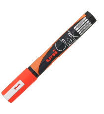 Marcatore a gesso liquido Uni Chalk Marker - punta tonda da 1,80-2,50mm - arancio fluo - Uni Mitsubishi Marcatore a gesso liquido Uni Chalk Marker - punta tonda da 1,80-2,50mm - arancio fluo - Uni Mitsubishi
