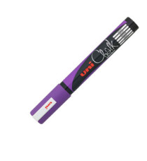 Marcatore a gesso liquido Uni Chalk Marker - punta tonda da 1,80-2,50mm - viola - Uni Mitsubishi Marcatore a gesso liquido Uni Chalk Marker - punta tonda da 1,80-2,50mm - viola - Uni Mitsubishi