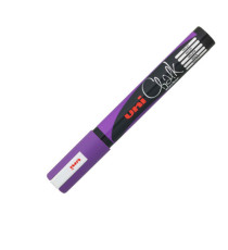Marcatore a gesso liquido Uni Chalk Marker - punta tonda da 1,80-2,50mm - viola - Uni Mitsubishi Marcatore a gesso liquido Uni Chalk Marker - punta tonda da 1,80-2,50mm - viola - Uni Mitsubishi