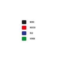 Marcatore permanente N50 - punta tonda - astuccio 4 colori assortiti - Pentel