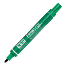 Marcatore permanente N50 - punta tonda - verde - Pentel Marcatore permanente N50 - punta tonda - verde - Pentel