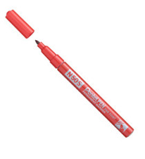 Marcatore permanente N50S - punta tonda - rosso - Pentel Marcatore permanente N50S - punta tonda - rosso - Pentel
